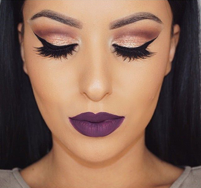 labios morados morenas